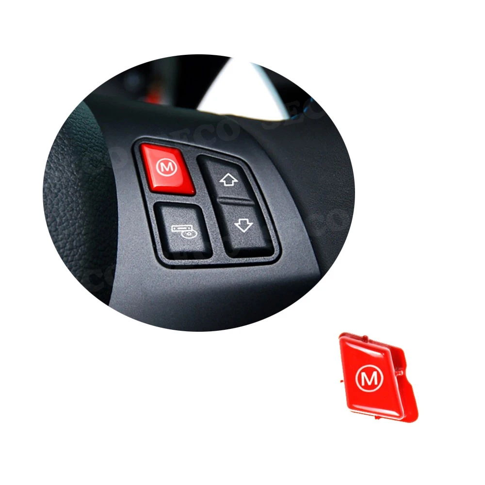 Накладка кнопки переключения на рулевое колесо для BMW 1 3 серии E81 E82 E87 E88 2004 2011 E90 E92