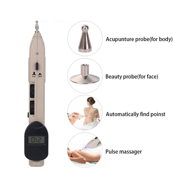 

Electric Acupuncture Meridian Pen Electronic Acupuncture Pen Point Detector Acupressure Massage Pain Therapy Face Care Health