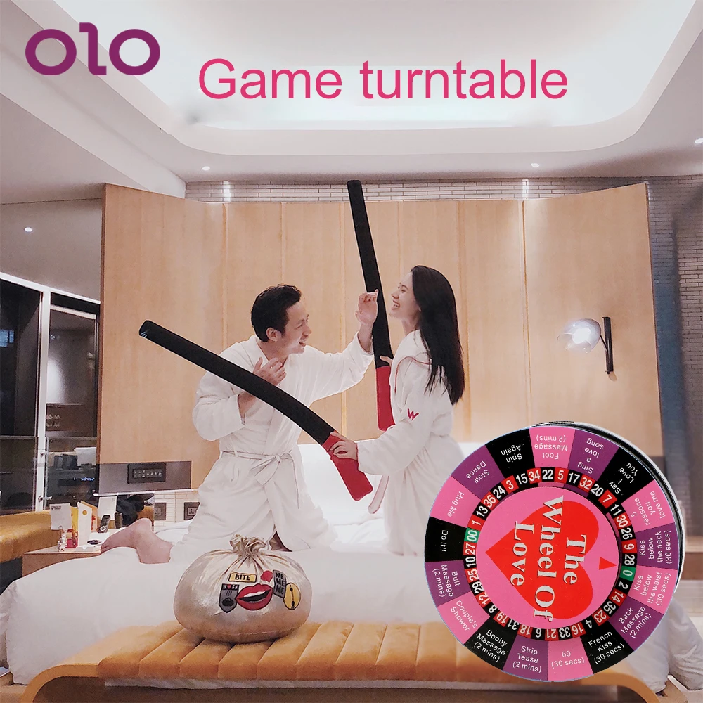 OLO Funny Foreplay Gift Sex Game Table Set for Couples Flirting Toys Sex Toys for Couple