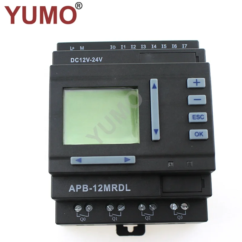 

CE ROHS APB series APB-12MRDL 12points mini PLC Programmable Logic Controller