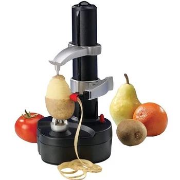

Electric Peeler Automatic Fruit Peeler Vegetable Fruit Peeling Cutter Spare Blade Potato Peeler Machine Battery/Charger Operated
