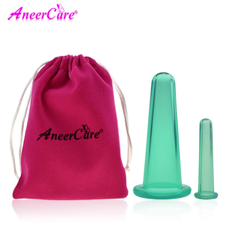 Jar Massage-Cans Suction-Cup Face Anti-Cellulite for 2pcs