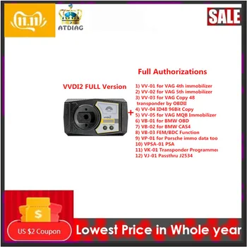 

100% Original Xhorse VVDI2 Commander Key Programmer for Au-di/B-MW/ orsche Full Version V6.5.1 VVDI 2