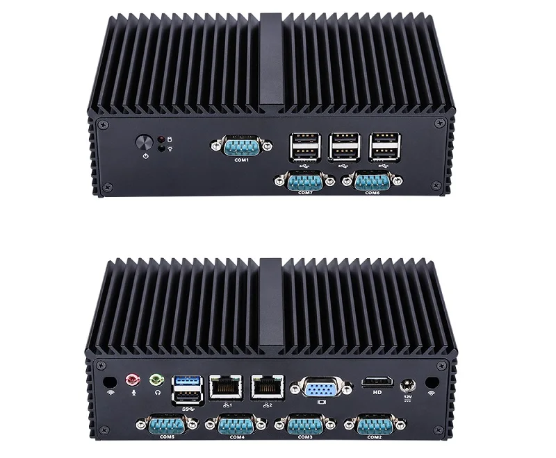 Qotom Fanless Mini Industrial PC - Bay Trail N2930 Quad Core 1.86GHz, DDR3 RAM, MSATA SSD Description Image.This Product Can Be Found With The Tag Names Cheap Mini PC, Computer Office, High Quality Computer Office, Mini pc