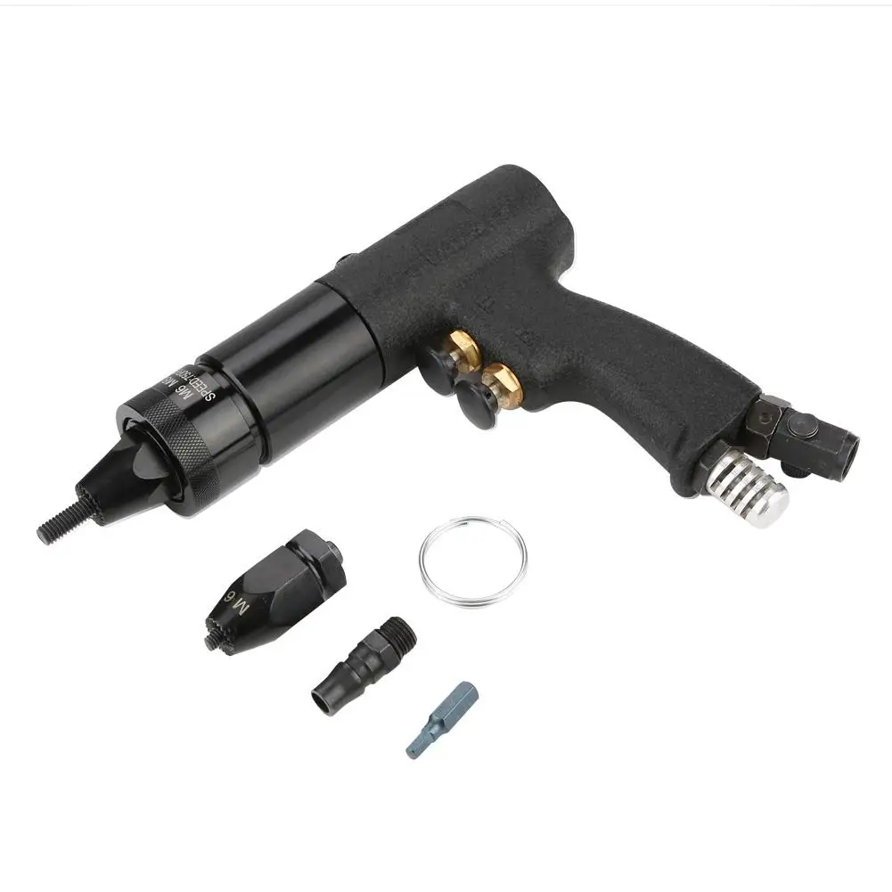 

1 Set Of 750rpm Industrial Grade Pneumatic Rivet Nut Tool (M6/M8) Right And Left Turn With High Quality