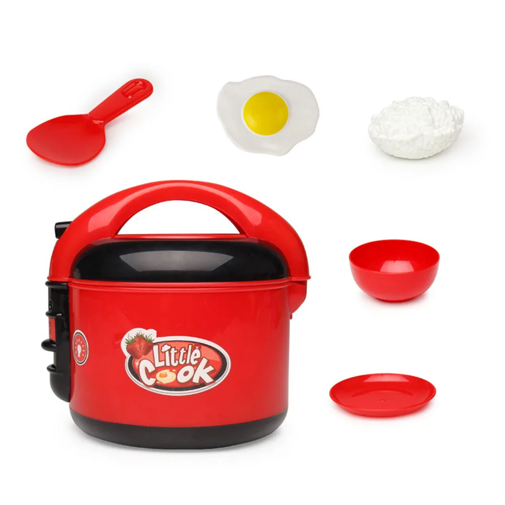 

Simulation Rice Cookers Toys For Kids Pretending Role Play Montessori Educaitonal Toy Preschool Cooking Toy For Kids Gift