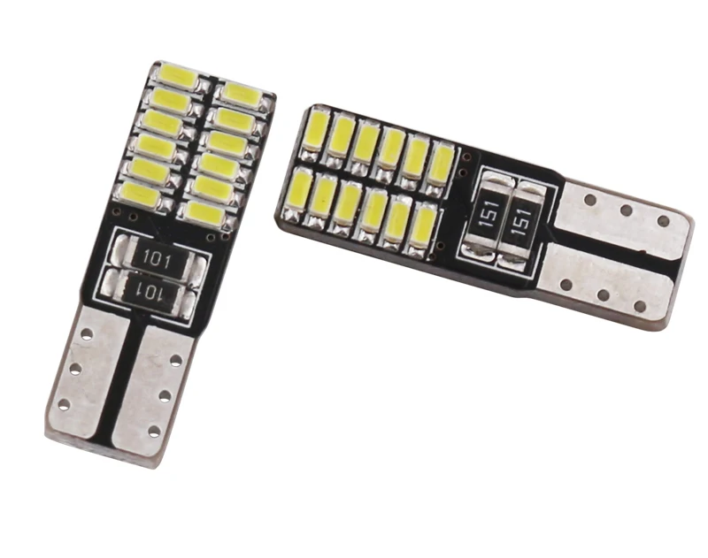 1 шт. Авто W5W светодиодный T10 194 168 Canbus 24 smd светодиодный светильник Автомобильная Передняя Боковая дверь вежливое номерное знак светодиодный свет лампы 12 В автомобильный Стайлинг