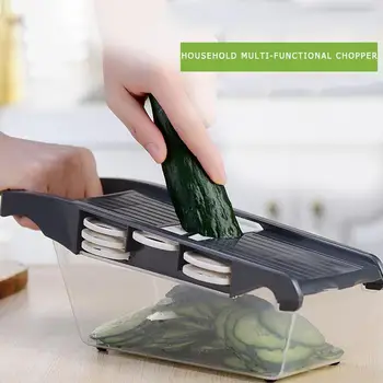 

5 in 1 Food Vegetable Salad Fruit Peeler Cutter Slicer Grater Dicer Vegetable Cutting Device Potato Cutter Chopper Tools Ki F0S5