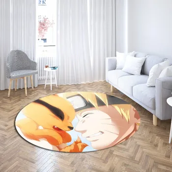 

Naruto Anime Carpet Polyester Kоврик Hallway Rugs Living Room Area Rug Carpet Bedroom Anti-Slip Floor Rug Mat Home Decor Cartoon