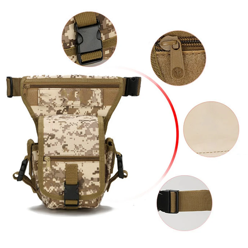 Wild Running Leg Package Outdoor Sports Fishing Training Hiking Tactical Pockets Detachable Portable Multi-functional Tools Bags