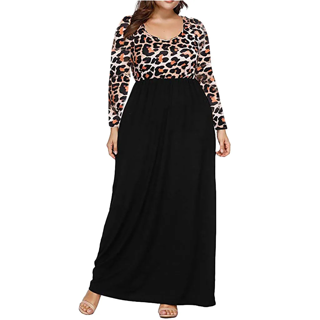 Winter Dress Women Elegant Leopard Print Long Sleeve Long Dresses Woman Party Night Dress Women Vintage Ladies Maxi Dresses Winter Dress Women Elegant Leopard Print Long Sleeve Long Dresses Woman Party Night Dress Women Vintage Ladies Maxi Dresses