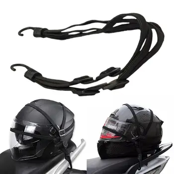 

60cm 2 Hooks Motorcycles Motor Strength Retractable Helmet Fuel Tank Luggage Elastic Rope Cord Strap Belt