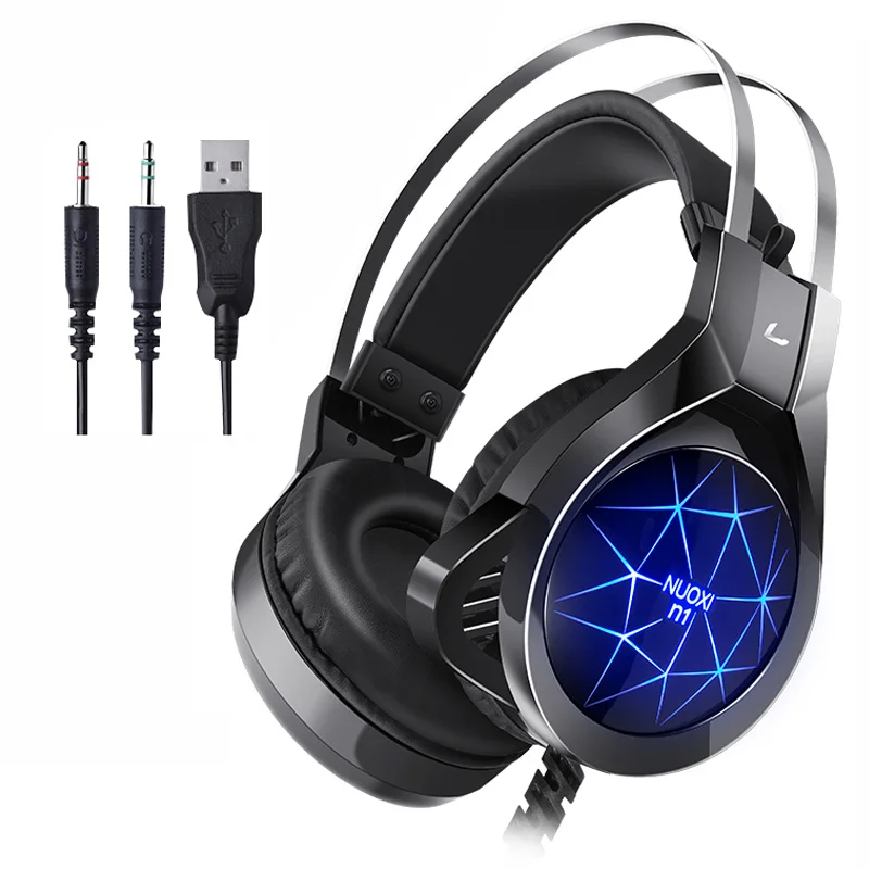 NUOXI Komputer Gaming Headset Stereo 