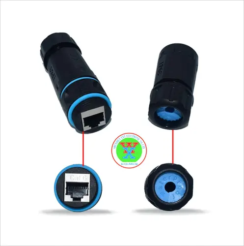 YXY IP68 RJ45 Outdoor CAT6 STP Waterproof Connector Nylon PA66 Rubber Ring Material - Image 2