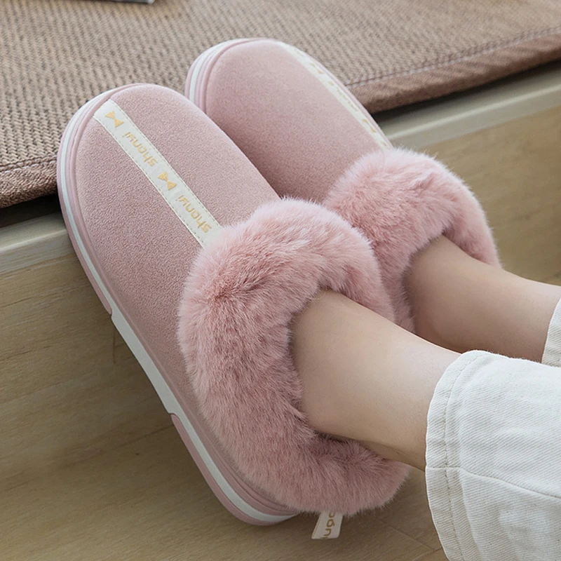 fluffy home slippers