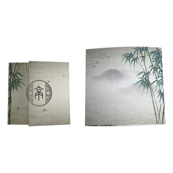 

Creative Greeting Card Chinese Suzhou Gardens Decor Party Card Gift Card Birthday Blessing Card Invitations Card