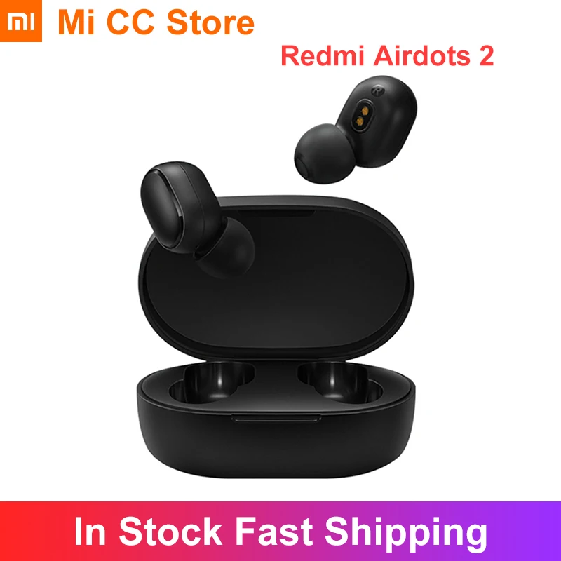 Наушники-вкладыши Xiaomi Redmi Airdots 2 TWS Bluetooth 5 0 бас стерео беспроводная гарнитура с