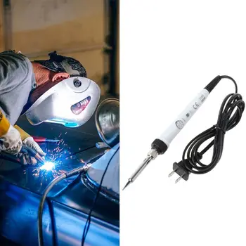 

60W Adjustable Temperature Soldering Iron Welding Tool Hand Solder EU/US Plug M7DA