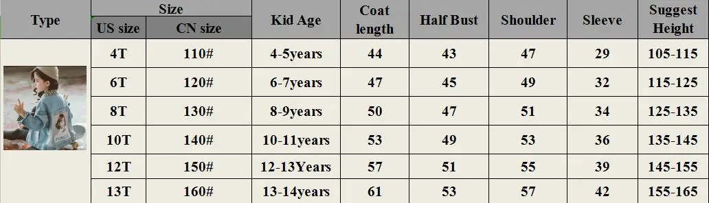 Пальто для малышей; джинсовая куртка для детей; пальто для младенцев; зимняя куртка для девочек; одежда на весну-осень; Детские топы; От 4 до 14 лет; пальто для малышей