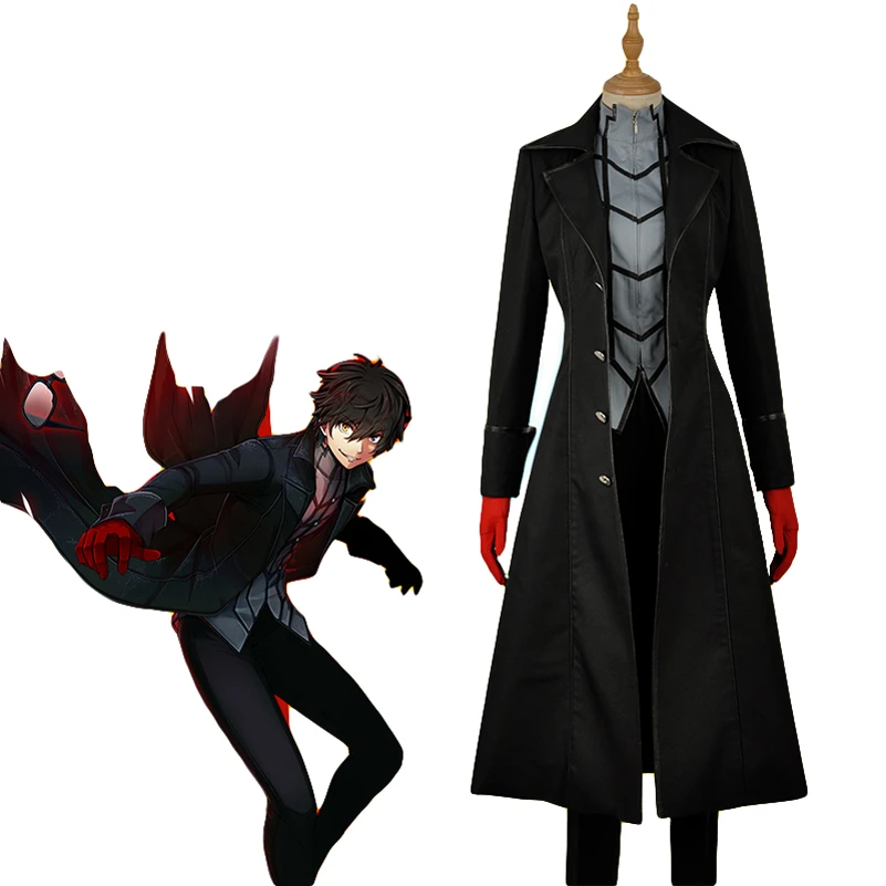Persona 5 Joker Protagonist Outfit Cosplay Costume Set Coat Suit Boys Costumes Aliexpress