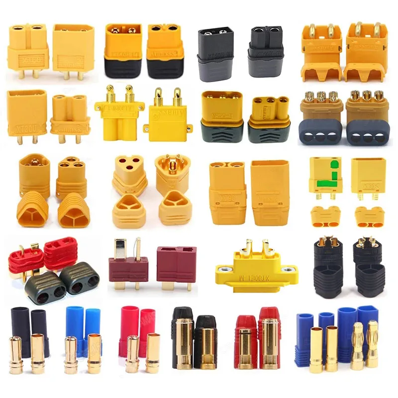 5 пар штекеры XT60 XT60H XT60E-M XT90S XT90 XT30 MR30 MR60 MT30 MT60 XT60I XT60PW XT30PW T-type T Plug XT150 AS150 EC5 | Игрушки и
