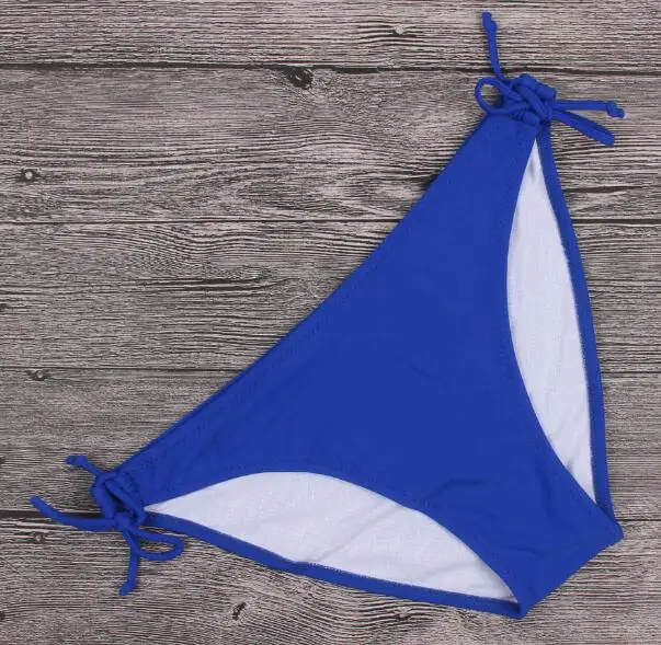 Пуш-ап раздельное бикини женские трусики безрамерные плавки сексуальные горячие пляжные спортивный купальник трусики купальники женские - Цвет: 13022-1-blue