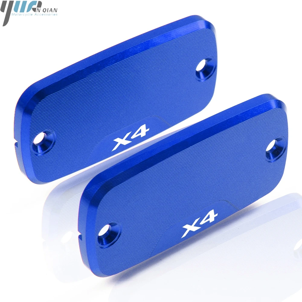 

Motorcycle Accessories Aluminum CNC Power Part Front Brake Reservior Fluid Cap Cover Master Cylinder Plug For Honda X4 1998-2004