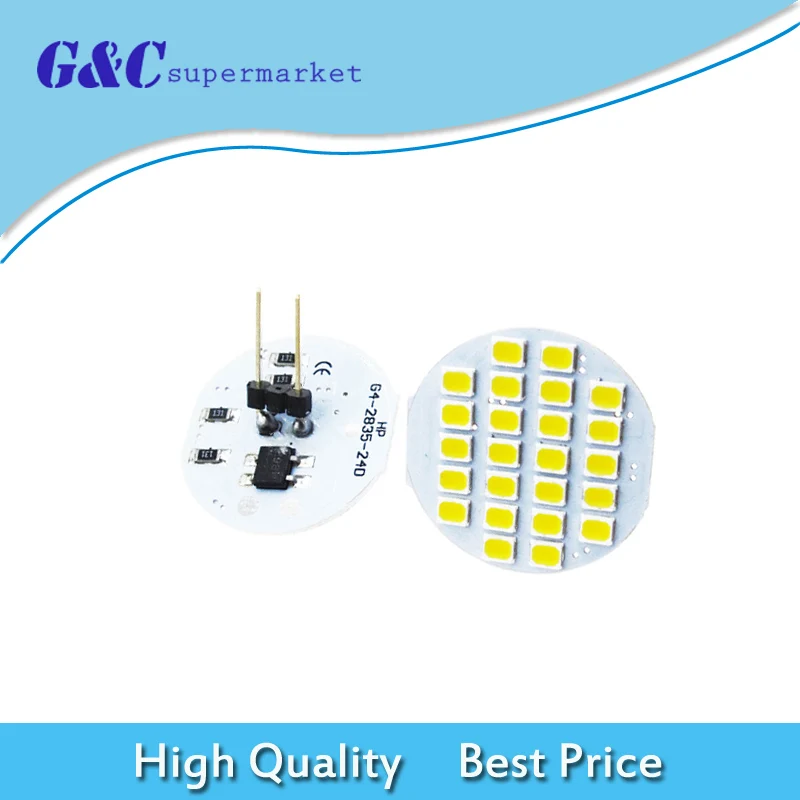 2 шт. Авто теплый белый 1210 SMD 24 светодиода Вертикальная G4 булавка сзади светильник