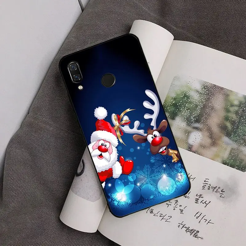 A12 Yinuoda подарок с рождественским оленем Санта-Дерево чехол для телефона для Xiaomi Redmi Note 7 5 4 Redmi 5plus 7A 6A Note8 4X Note8Pro - Цвет: A12