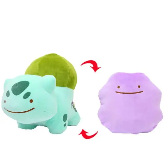 Аниме Карманный Ditto Подушка передачи Пикачу чармандер Сквиртл Bulbasaur Мягкие плюшевые куклы Kawaii подарок - Цвет: 06