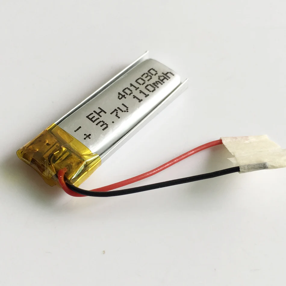3 7 v 110mAh 401030 литий полимерный Li Po Аккумуляторная батарея для DIY Mp3 MP4 MP5 GPS PSP bluetooth