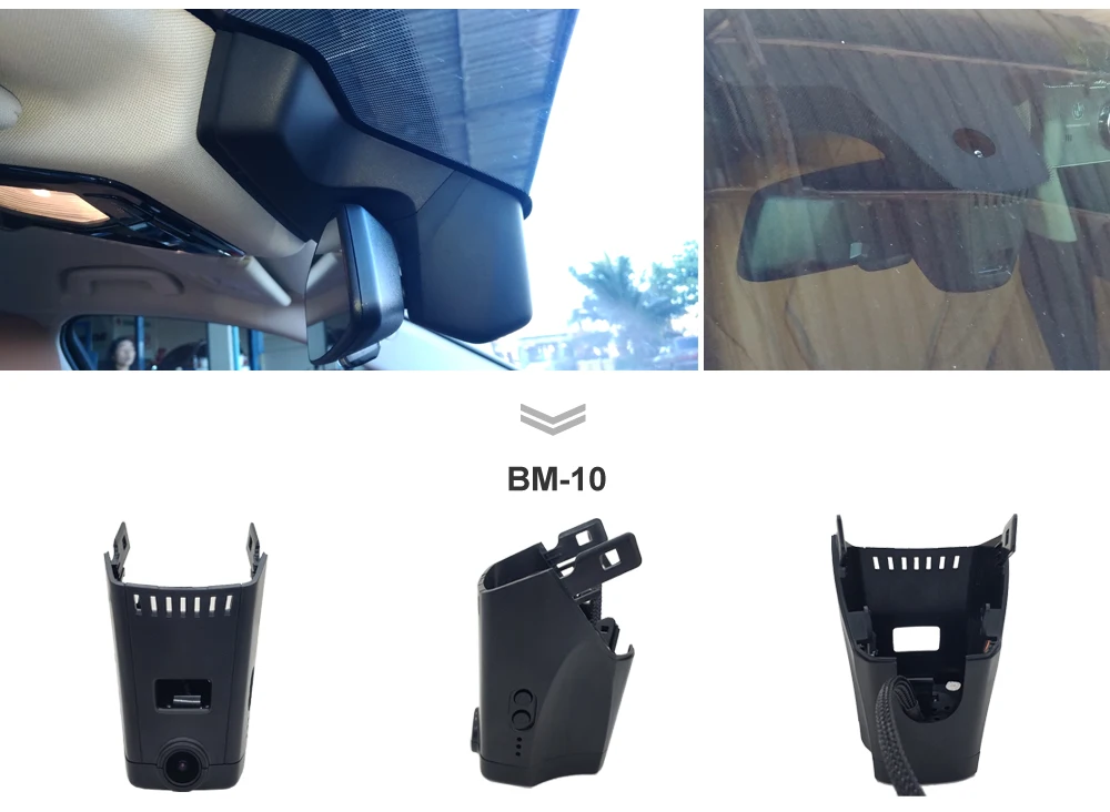 Sinosmart Novatek 96658 Wifi DVR для BMW 3 4 5 7 серия X1 X3 X4 F10 530GT 528 2010 к Управление с помощью приложения SONY IMX323