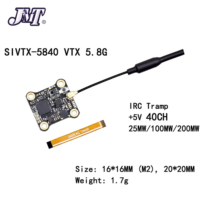 JMT F4 для Flytower SIF4 F4 Полетный контроллер+ 13A Blheli_S 2-4S бесщеточный ESC+ 40CH 25~ 200mW VTX 16*16mm для радиоуправляемого дрона FPV