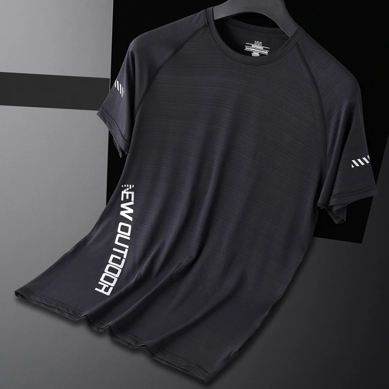Men Sport Running Tshirt Quick Dry Breathable Short Sleeve Gym Shirt Jogging Training Sportswear Fitness Tee sport t shirt,short sleeve t shirt,running t shirts,running t shirt,fitness clothes