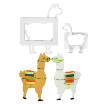 

Free shipping Alpaca Fondant Cake Decorating Sugar Craft Plunger Cutter Flower Mold Cookie Cutters Biscuit Cake