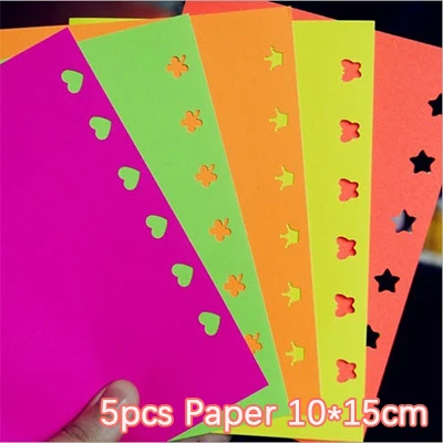 5pcs paper 1 шт. Новинка Детский Сделай Сам Дырокол Кролик Сердце Дырокол скрапбук карта для детей подарок милые студенческие канцелярские принадлежности - Цвет: 5pcs paper