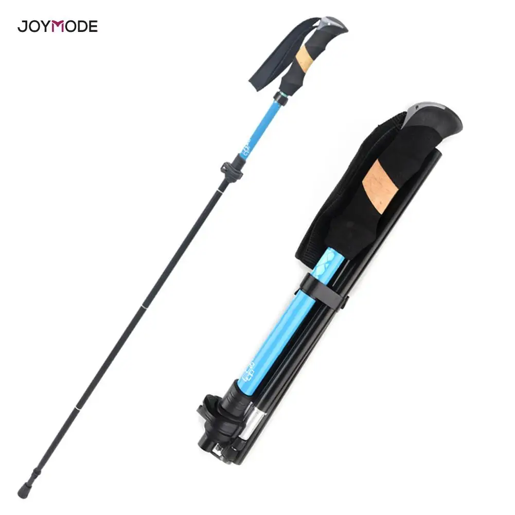 JOYMODE трость телескопическая дубинка походные треккинговые палки алюминиевый сплав металлический складной трость для пожилых людей костыли Полюс