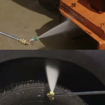 

Pressure Power Washer Nozzle Spray 4500PSI 1/4\\\\\\\" 7PCS + Quick Connecting Pivoting