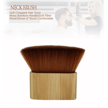 

5PCS Pro Soft Neck Face Duster Brushes Bamboo Handle Barber Hair Clean Hairbrush Beard Brush Salon Cutting Hairdressing G0328
