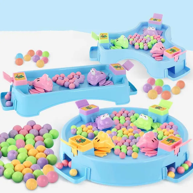 US $12.29 Funny Hungry Frogs Educational Toy Desktop Toy Interactive Board Game Beads Feeding Toy Kids Gift P