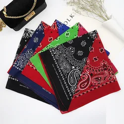 Bandana Head Scarf Unisex Hip Hop cotton Hair Band Neck Scarf Sports Headwear Wrist Wraps Square Scarves Print Handkerchief