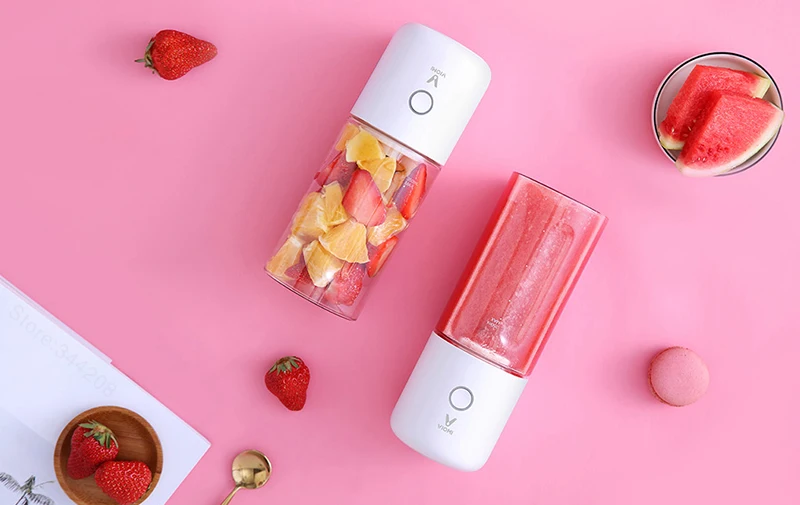 XIAOMI VIOMI Blender Handheld Portable Juicer For Electric Kitchen Mixer Fruit Cup Food Processor 45 seconds quick Juicing 9