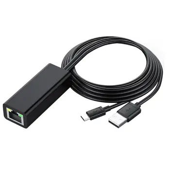 

S71 Micro USB Ethernet Card Excellent Craftsmanship Well Durability Adapter 100M RJ45 LAN Converter for Fire TV Sticker