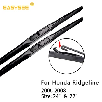 

Windscreen Windshield Wiper Blades for Honda Ridgeline Fit hook Arms 22"&22" 24"&22" 2007 2008 2009 2010 2011 2012 2013 2014
