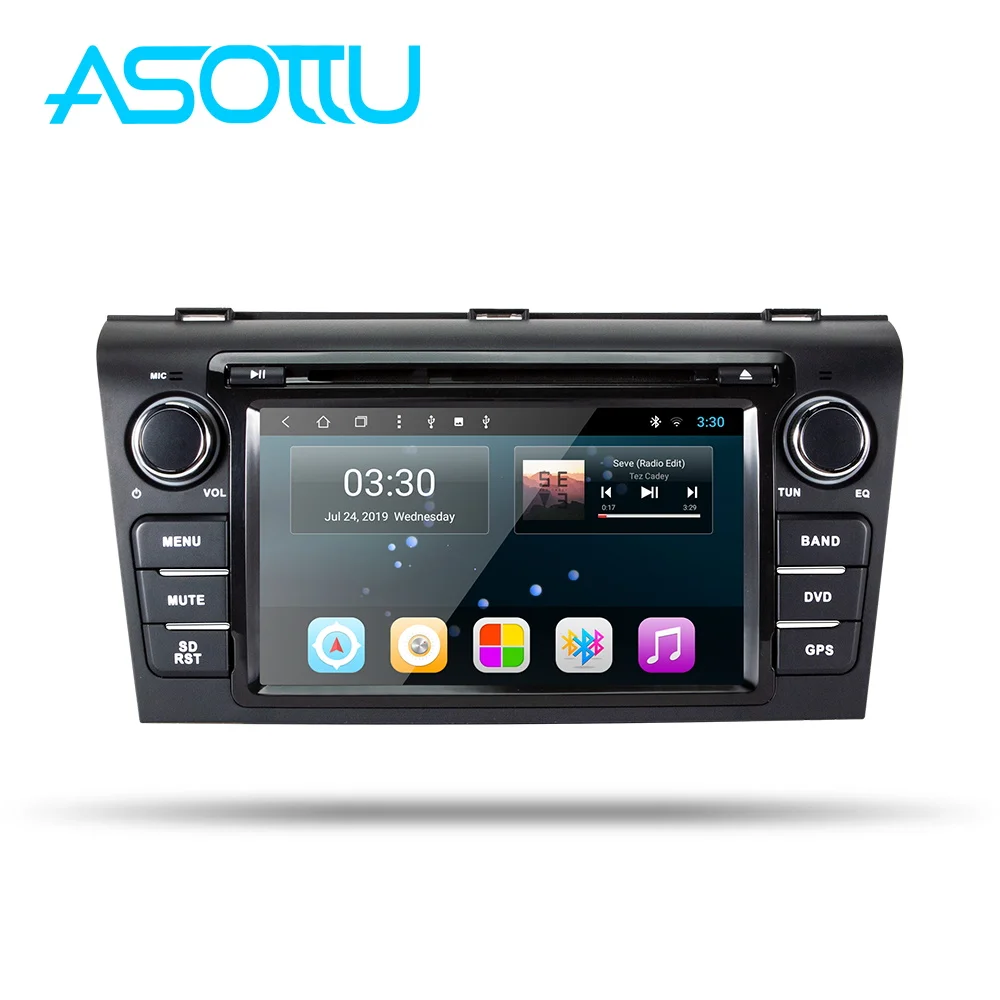 Asottu android 9,0 автомобильный dvd для Mazda 3 2004 2005 2006 2007 2008 2009 Автомобиль Радио gps навигации