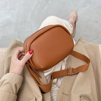 

Simple Solid Color Mini PU Leather Crossbody Bags for Women 2020 Shoulder Handbags and Purses Female Luxury Fashion Hand Bag