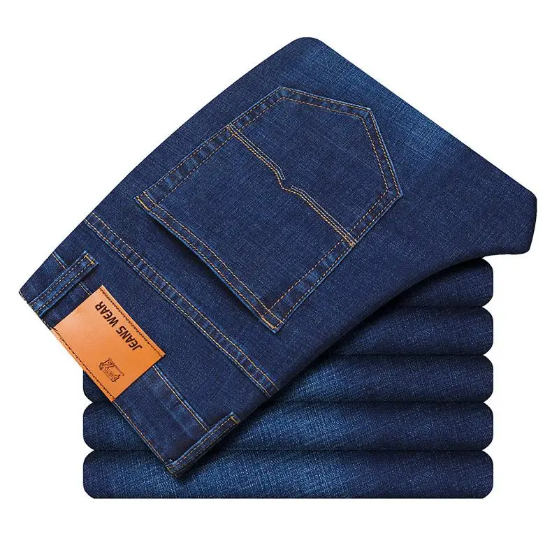 1117 Blue SULEE бренд новые мужские тонкие эластичные джинсы модные деловые классические стильные обтягивающие джинсы джинсовые мужские штаны 5 моделей - Цвет: 1117 Blue