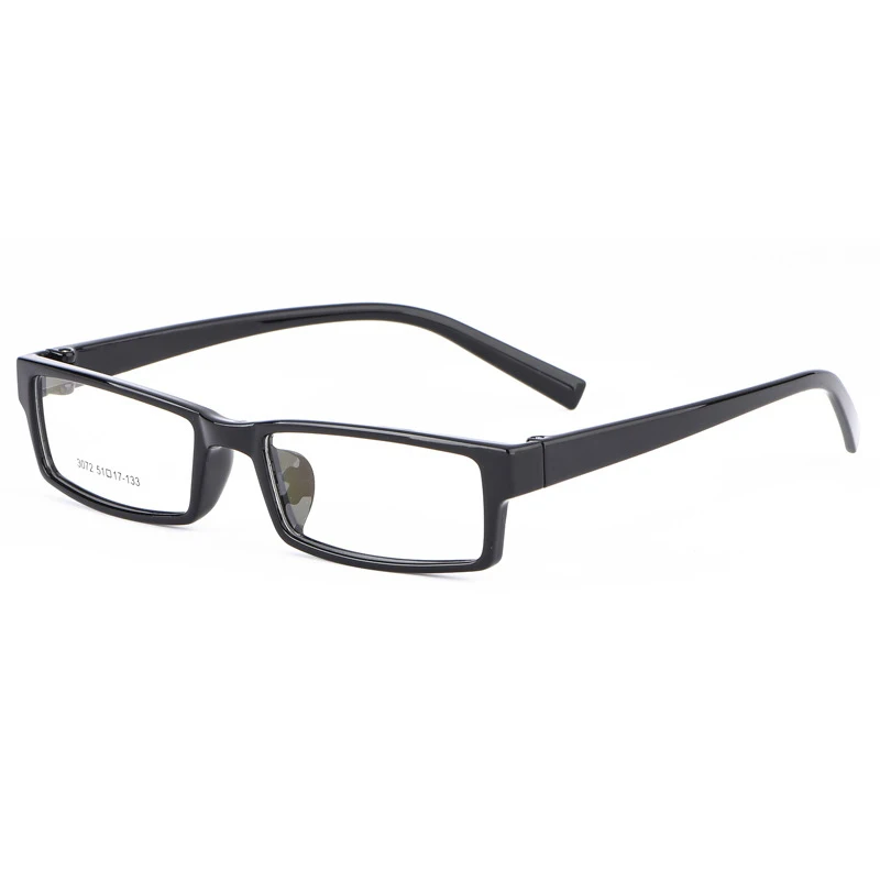 黒い長方形フレーム 老眼鏡 TR90 小さな長方形老眼鏡男性女性ヴィンテージ黒処方眼鏡