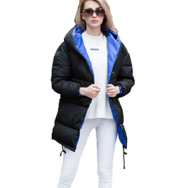 Liva girl, Женское зимнее теплое пальто с капюшоном размера плюс, карамельный цвет, хлопковая стеганая куртка, Женская длинная парка для женщин