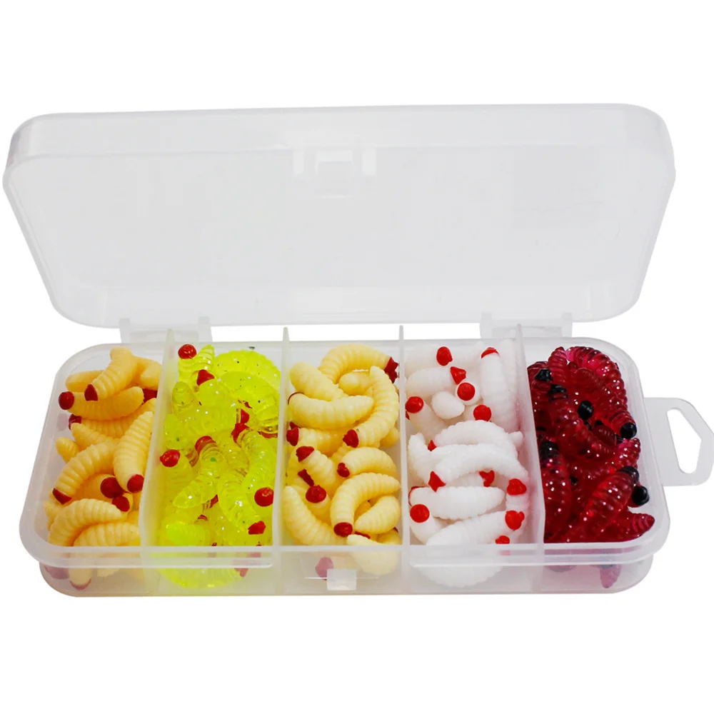 Soft Grub & Worm Bait Set 3